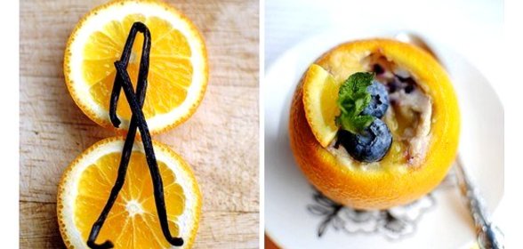 Апельсиново-голубичное суфле