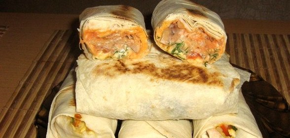 Шаурма с крабовыми палочками