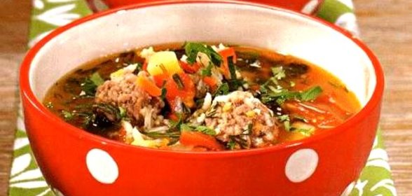 Суп-гуляш из фарша