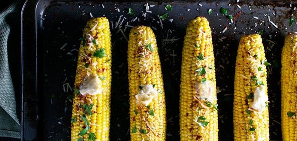 Запеченная кукуруза