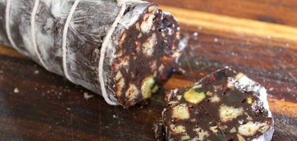 Шоколадная колбаска