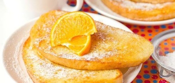 Сладкие гренки из батона
