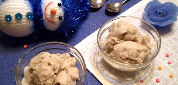 Бананово-ванильное мороженое