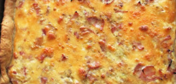 Пирог с беконом