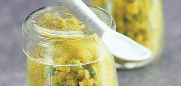 Гранитэ из зеленого горошка