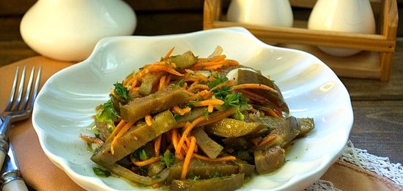 Синенькие с морковкой