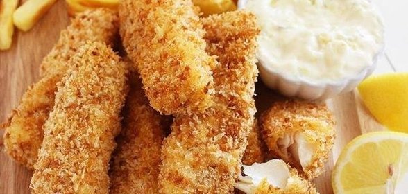 Хрустящие рыбные палочки