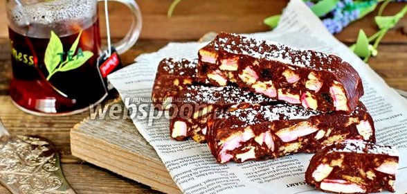 Конфеты с маршмеллоу и изюмом