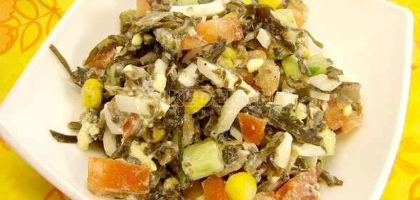 Салат из морской капусты