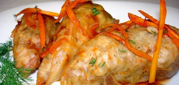 Голубцы с мясом и грибами