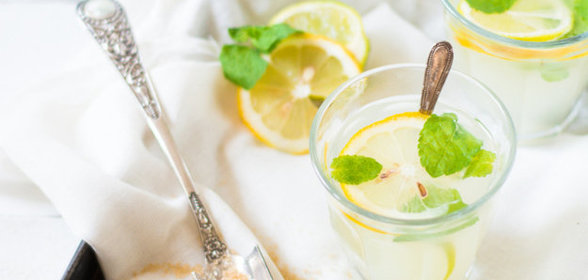 Домашний лимонад с мятой