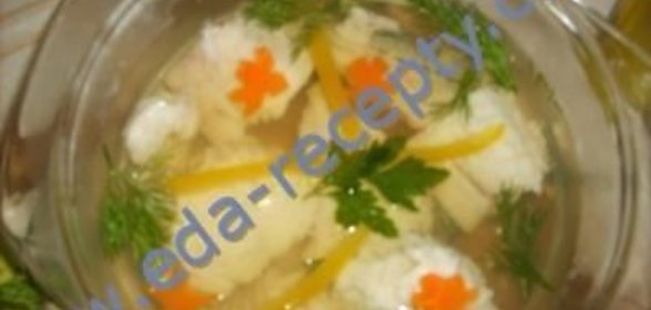 Заливное из рыбы. Каластудени