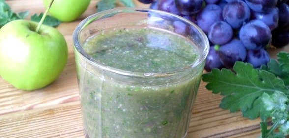 Зеленый коктейль для похудения