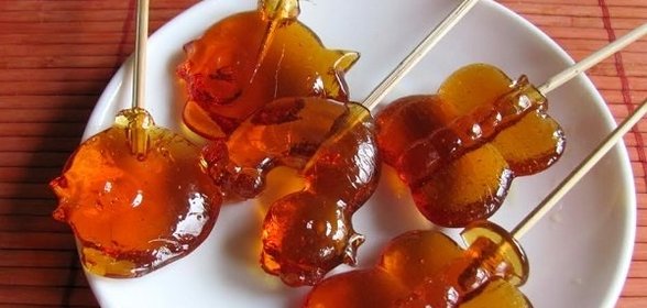 Конфеты из сахара