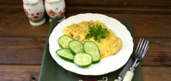 Запеканка картофельная с рыбными консервами