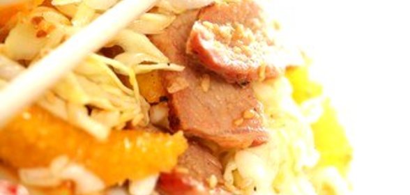 Салат со свининой