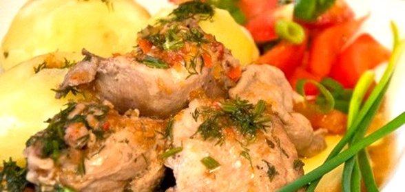 Чахохбили из курицы с вином