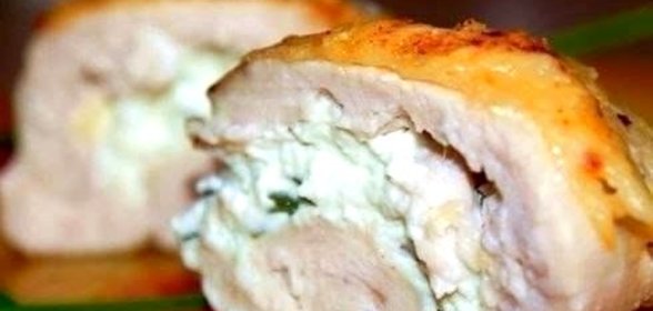 Куриные рулеты с сыром фета