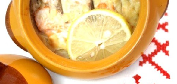 Горячая закуска с лососем