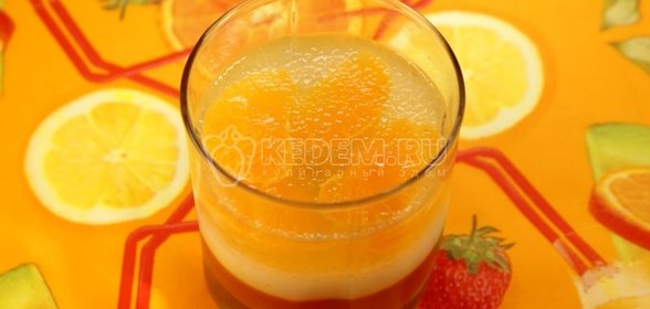 Десерт «Апельсиновый стакан»