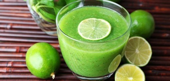 Смузи с лаймом и киви