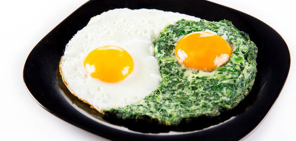 Яичница «Инь-ян»