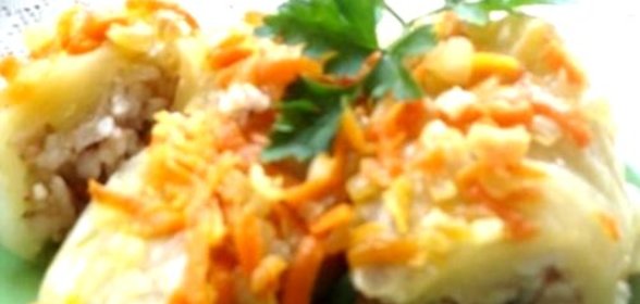 Постные голубцы