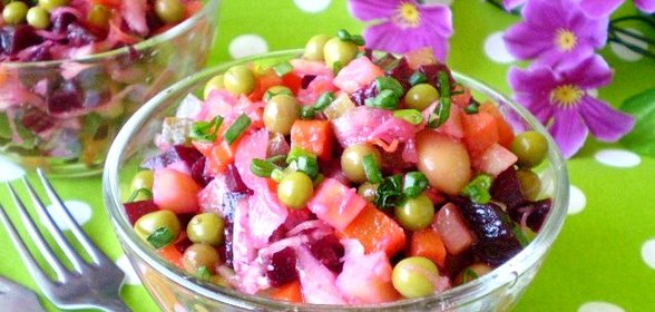 Винегрет рецепт классический с горошком