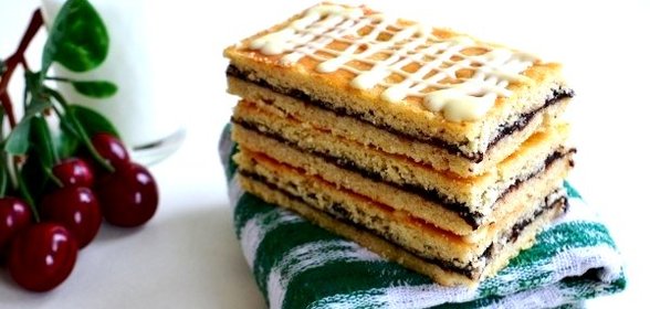 Датское печенье Hindbærsnitte