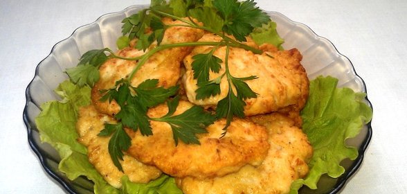 Рубленые котлеты из куриного филе
