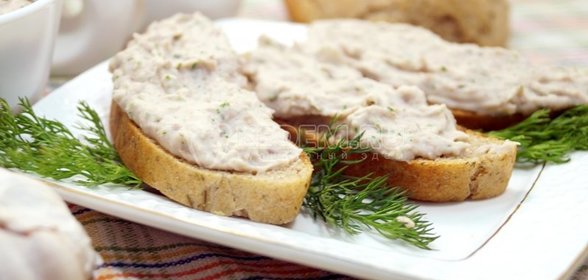 Паштет из белой фасоли