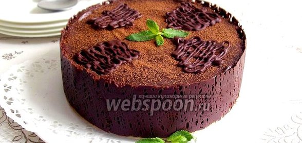 Шоколадный торт без выпечки