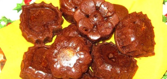 Шоколадные кексы на молоке