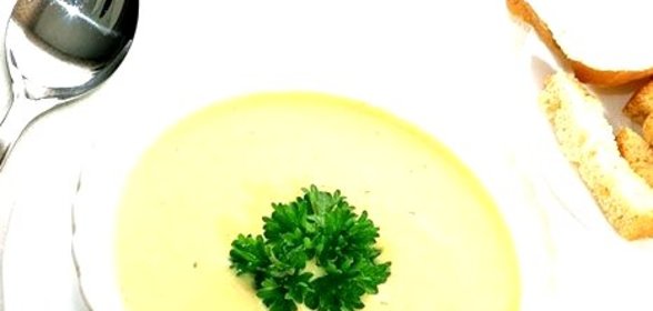 Сырный крем-суп с манкой