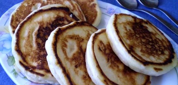 Оладьи с творогом на самоквасе