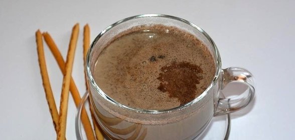 Горячий шоколад из кэроба