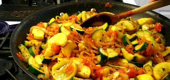 Тушеные цукини