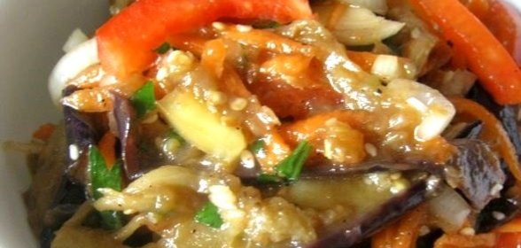 Салат баклажаны по-корейски