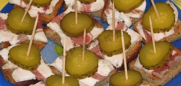 Канапе Закусочные