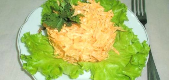Салат из моркови с чесноком