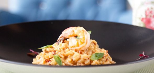 Ризотто с креветками