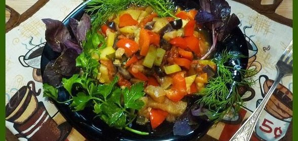 Рататуй кабачки баклажаны болгарский перец