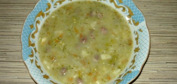 Суп из цветной и брюссельской капусты с сыром