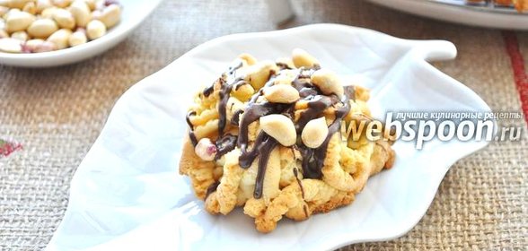 Печенье домашнее с шоколадом и орехами