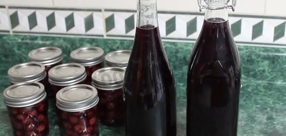 Вишневая настойка из вишни