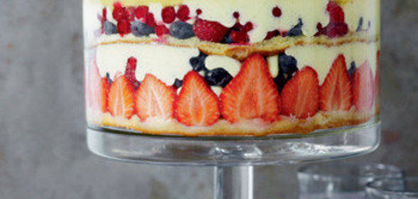 Мусс с лесными ягодами