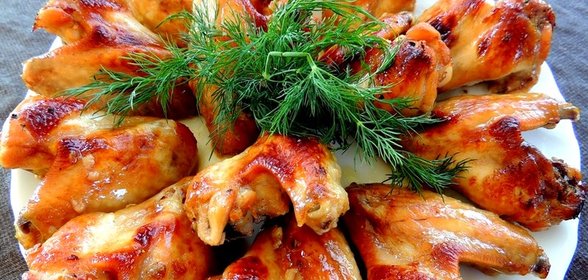 Куриные крылышки под соевым соусом