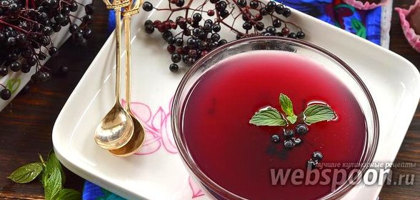 Кисель из чёрной бузины