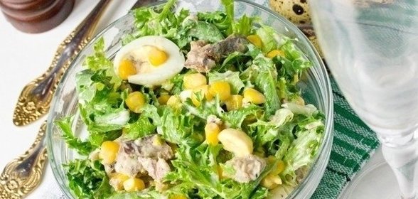Салат из сардины в масле