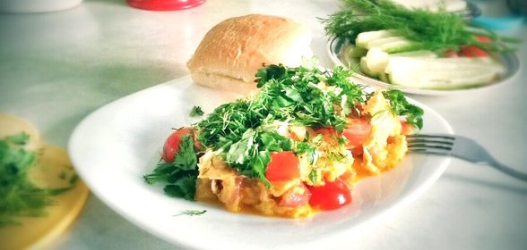 Болгарский омлет миш-маш (Mish-mash)